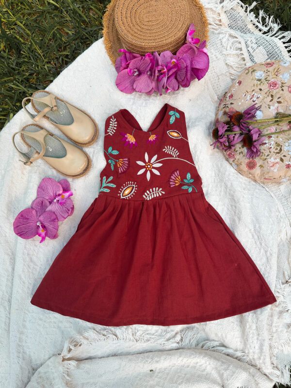 Vestido Natal Granate Hija