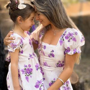 Vestido Violetas Mamá