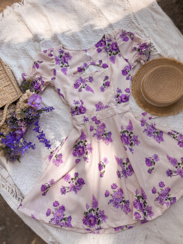 Vestido Violetas Mamá - Image 3