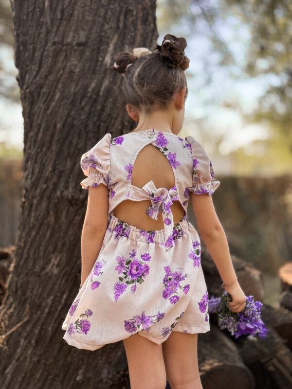 Vestido Violetas Hija