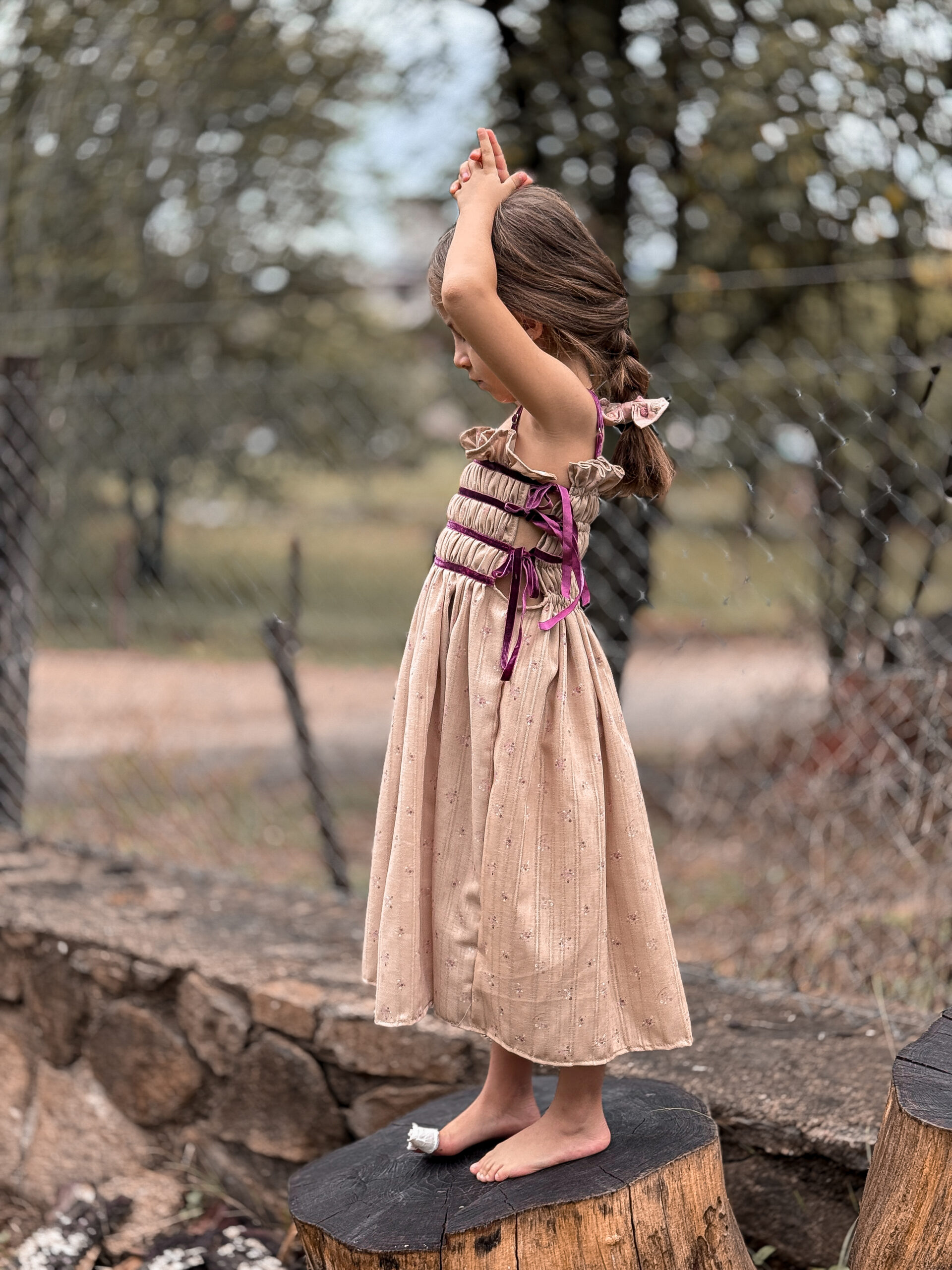 Vestido Orquídea Burgundy de Hija - Image 6