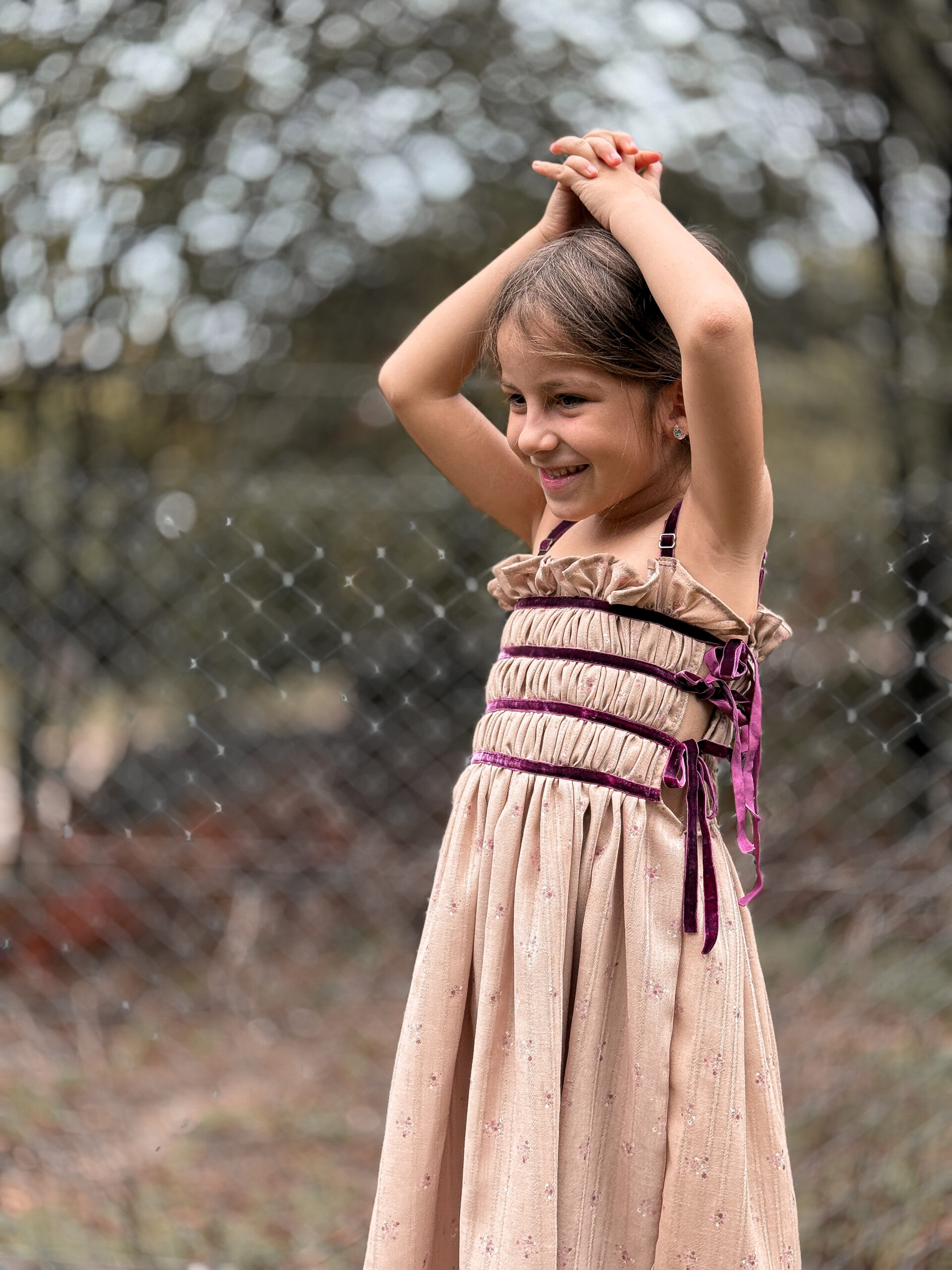 Vestido Orquídea Burgundy de Hija - Image 3