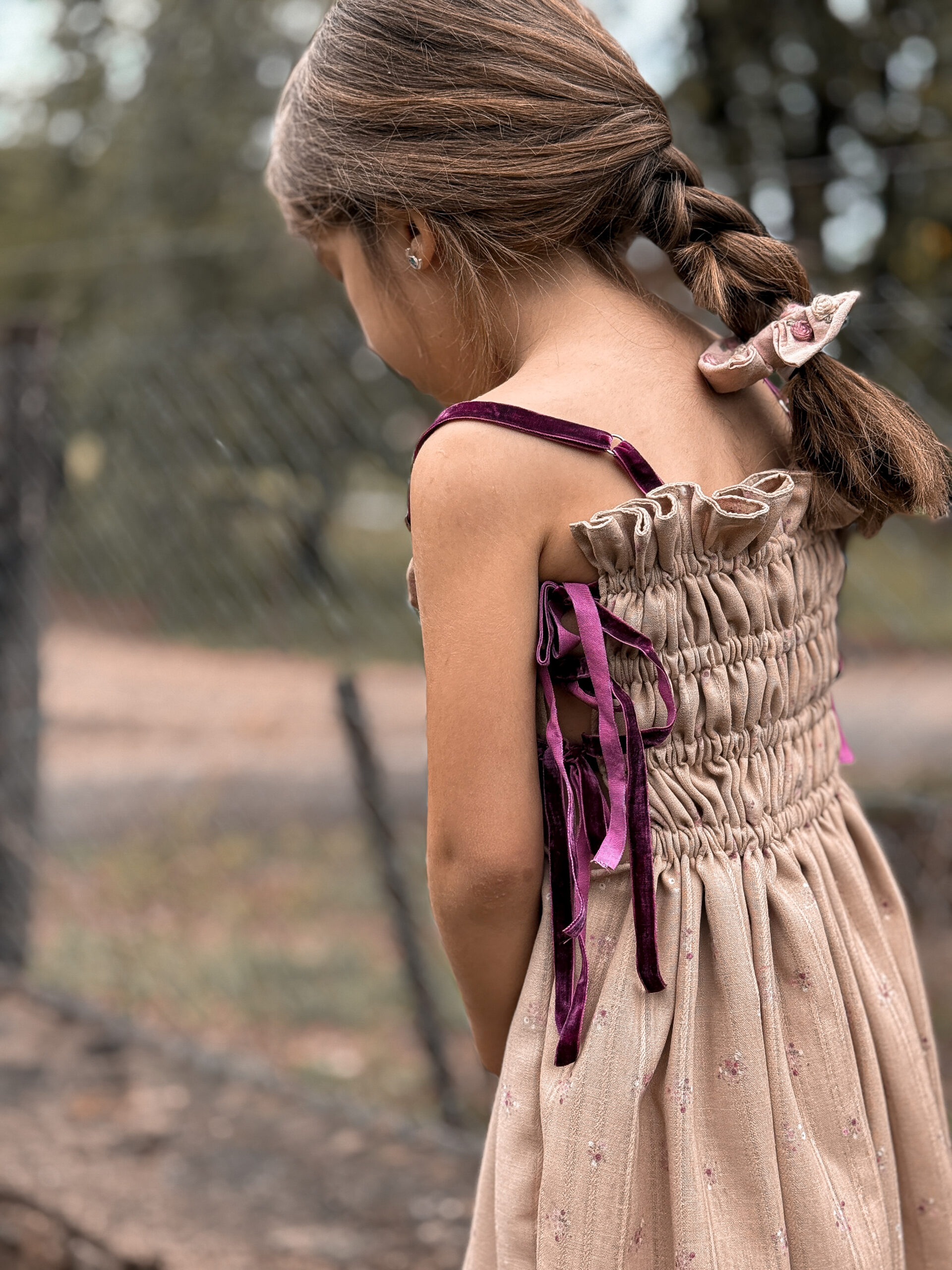Vestido Orquídea Burgundy de Hija - Image 13