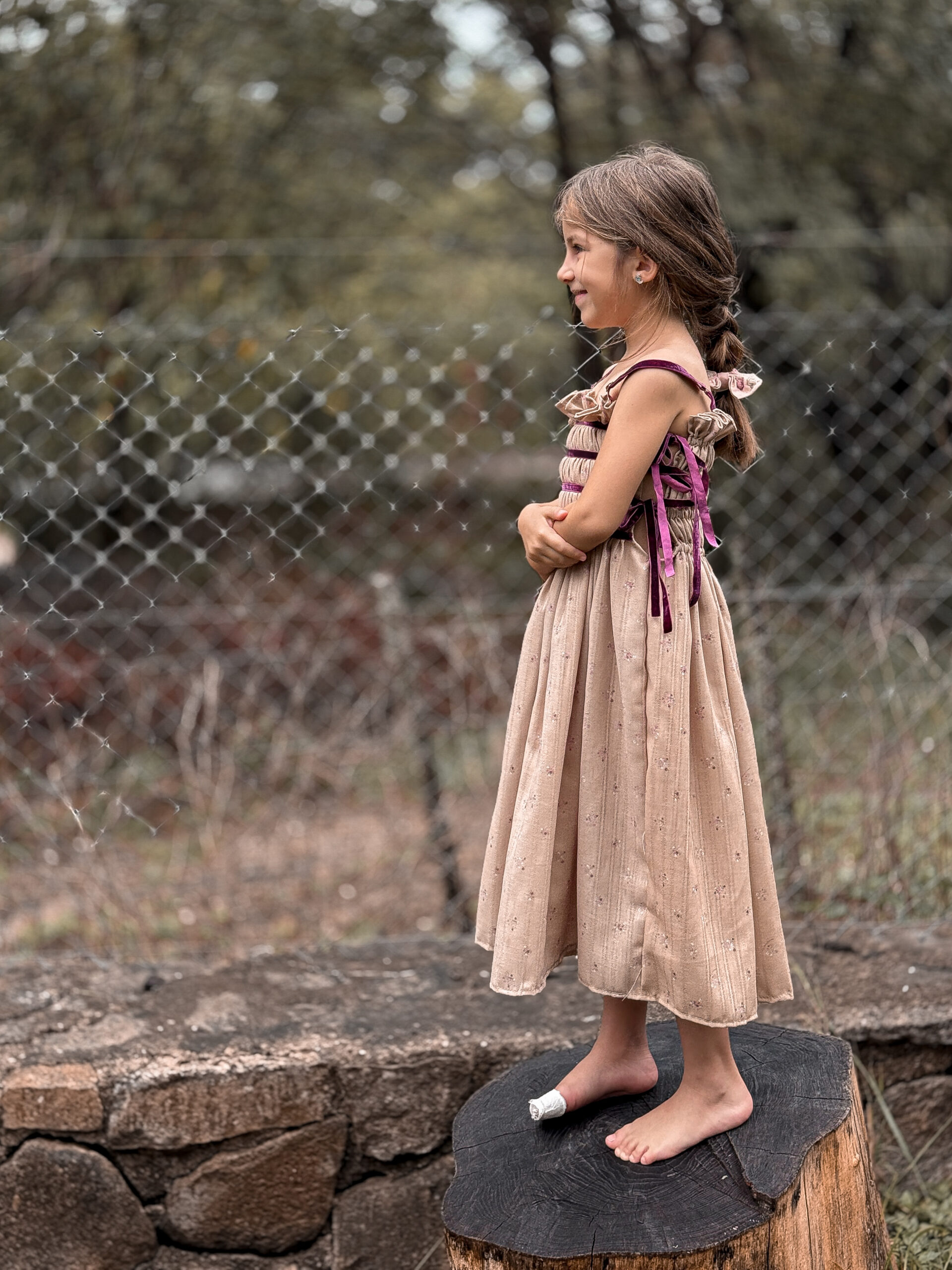 Vestido Orquídea Burgundy de Hija - Image 4