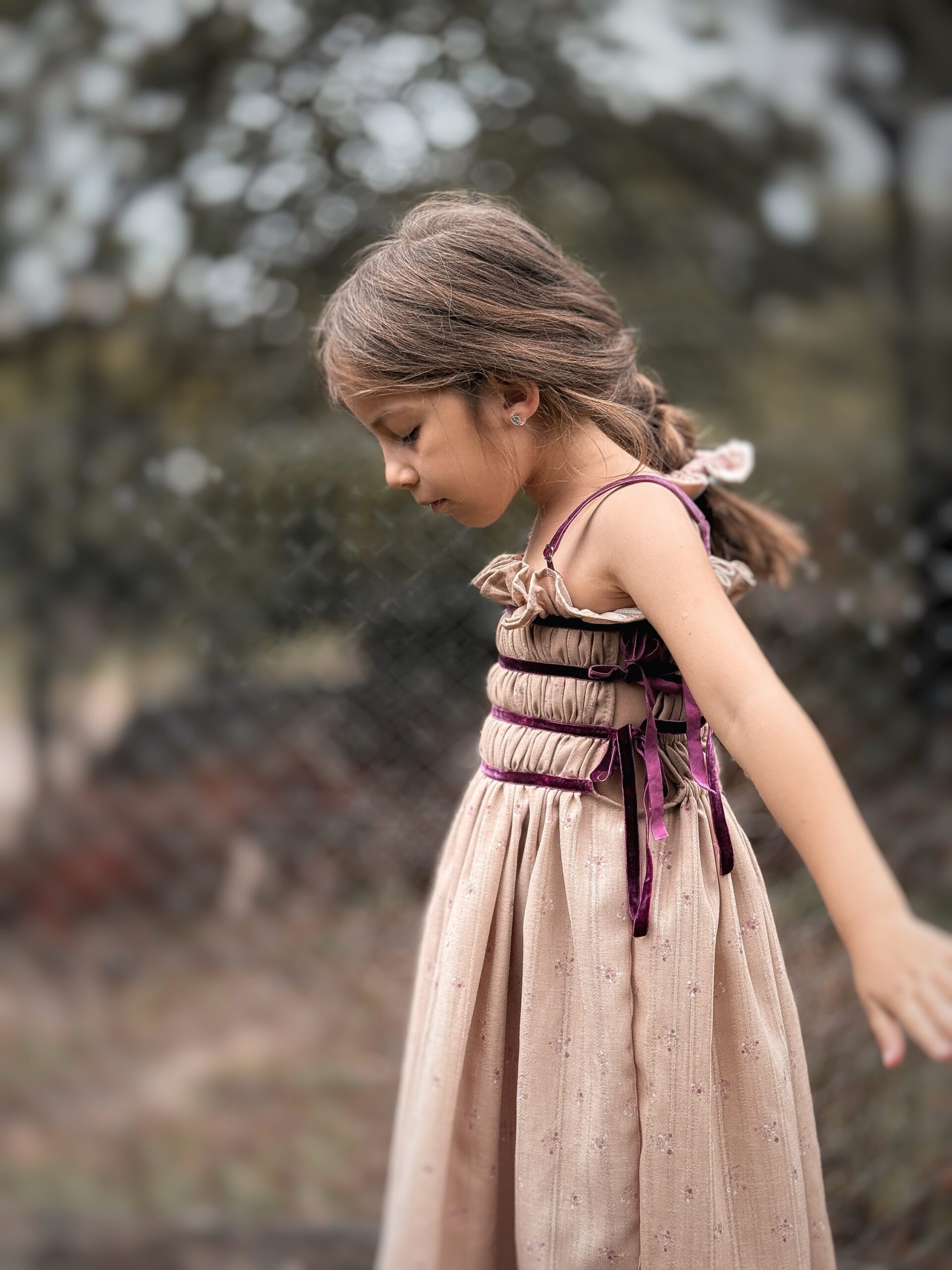 Vestido Orquídea Burgundy de Hija