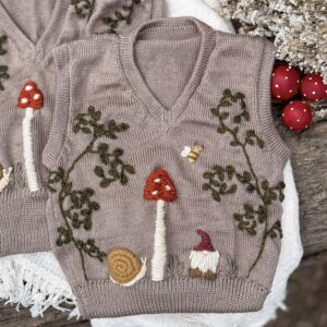 POR ENCARGO Chaleco Gnomo del Bosque Little